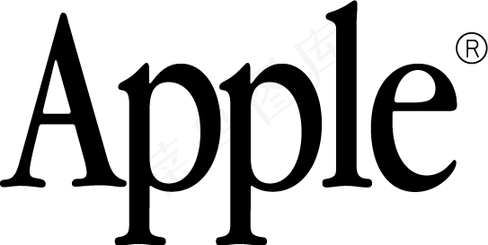 苹果logo2ai矢量模版下载