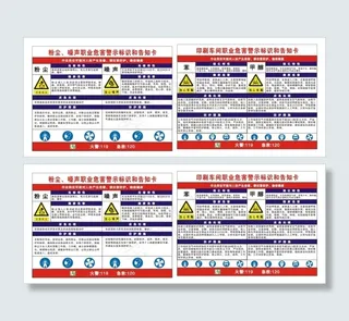 职业危害警示标识和告知卡