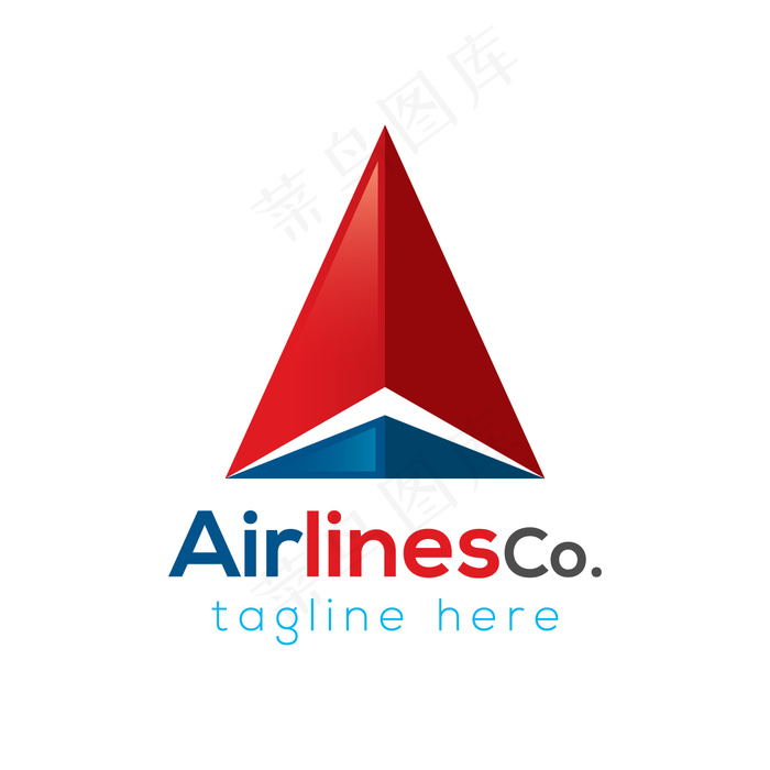 航空公司徽标模板