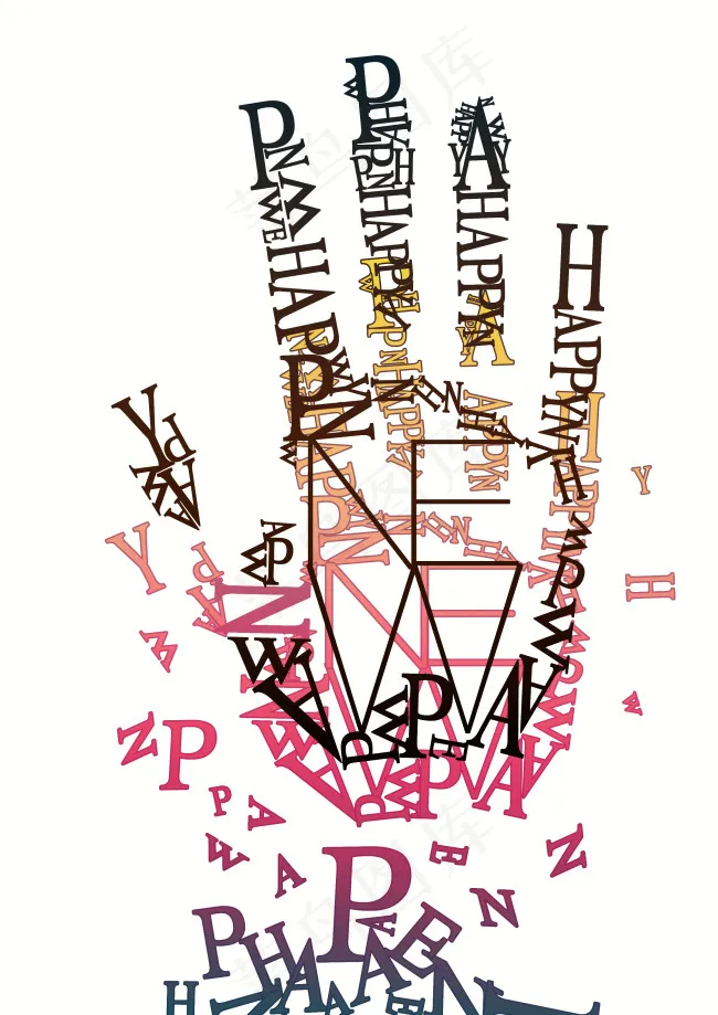 手掌版设设计psd模版下载