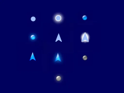 地图选点方向标psd模版下载