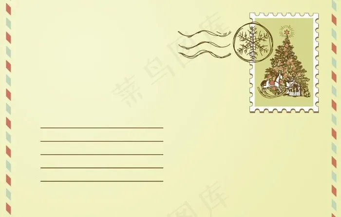 圣诞贺卡图片eps,ai矢量模版下载