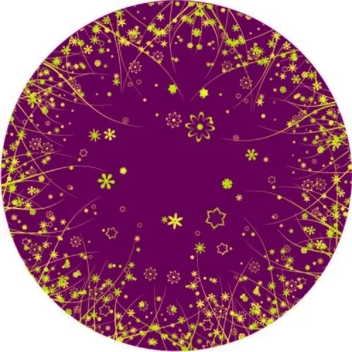 唯美梦幻花纹矢量图案素材eps,ai矢量模版下载