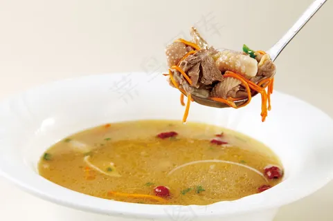 虫草花炖乳鸽图片