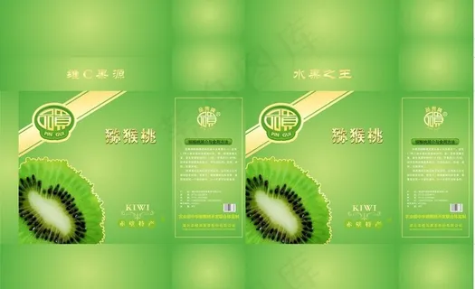 猕猴桃展开图图片 猕猴桃展开图图片