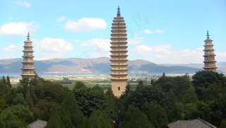 崇圣寺三塔图片