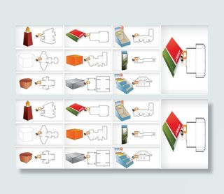 实用包装盒展示模板矢量素材