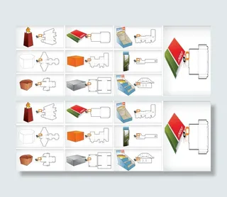 实用包装盒展示模板矢量素材