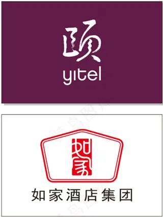 颐和店酒标志 如家酒店标志 LO...