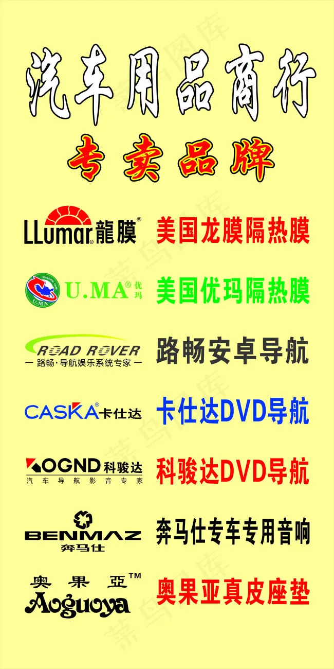 汽车隔热膜LOGO总汇cdr矢量模版下载