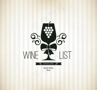 酒吧菜单装饰素材图片