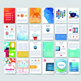 炫彩宣传折页图片