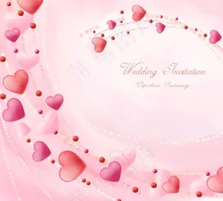 婚礼邀请卡背景设计