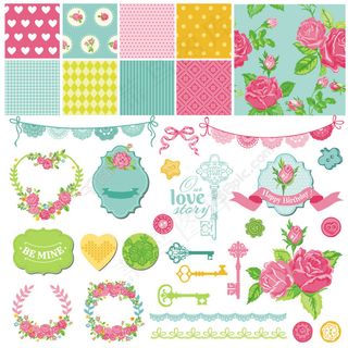 精美婚礼元素设计