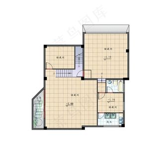 别墅平面效果图图片