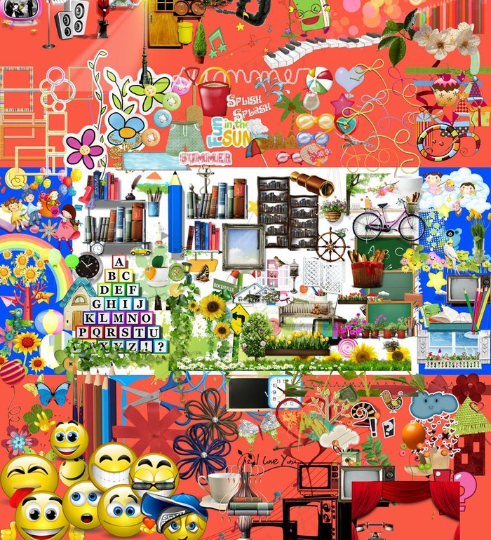 影楼儿童素材图片(3000X3500(DPI:300))psd模版下载