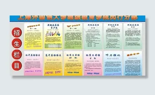 招生展板图片