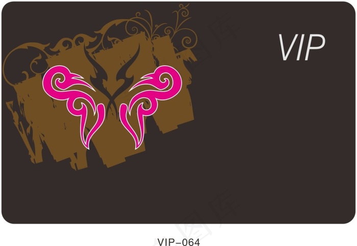 简约VIP会员卡cdr矢量模版下载