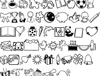 日常生活矢量图图片