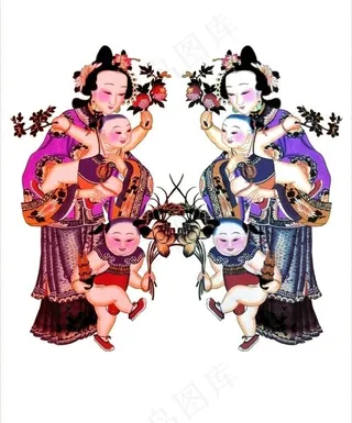 传统人物图案图片