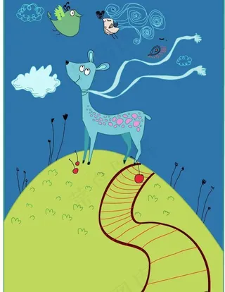 动物插画设计图片