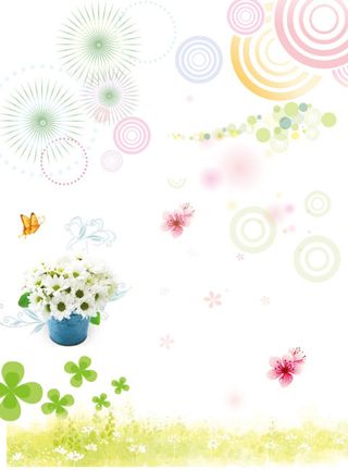 花 圈圈 底纹 背景