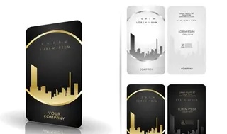 创意名片模板矢量素材二