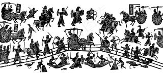 中国汉画石刻拓片传统文化清晰大图-...