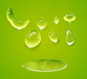 晶莹水滴psd分层