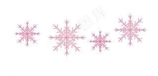 雪花矢量素材图片