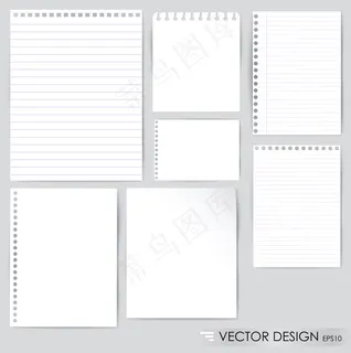 纸张边角02—矢量素材