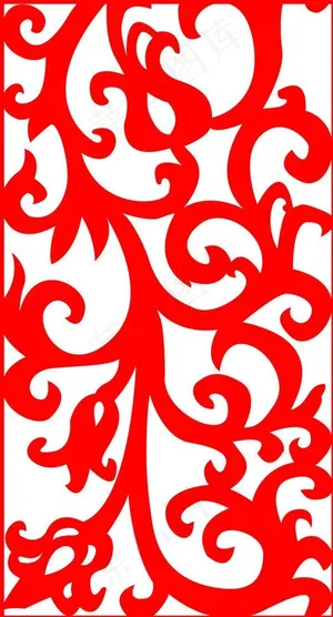 欧式喇叭复古窗花图片