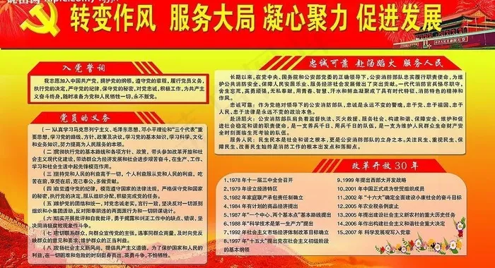 党建板报图片(5669X3402(DPI:72))psd模版下载