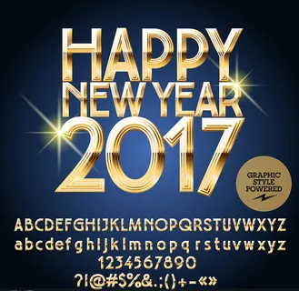 超漂亮的金属质感字体样式