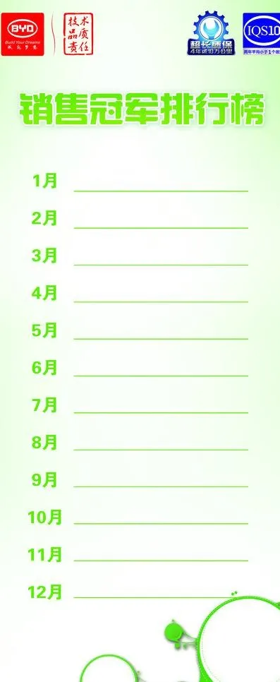 销售冠军排行榜图片psd模版下载