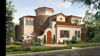 欧式别墅效果图图片