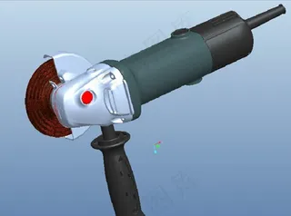 角向磨光机3D模型
