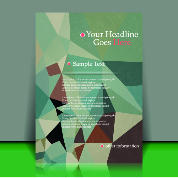 时尚创意画册封面矢量素材