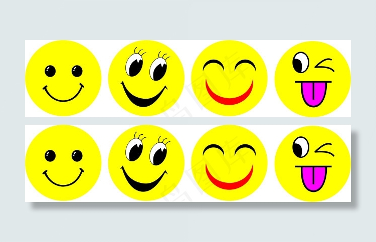 可爱笑脸 笑脸 可爱 表情 CDR