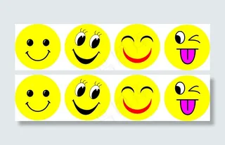 可爱笑脸 笑脸 可爱 表情 CDR