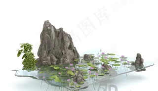 3D园林小品模型