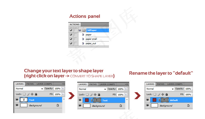 3D Photoshop...