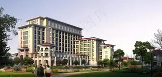 欧式酒店建筑图片