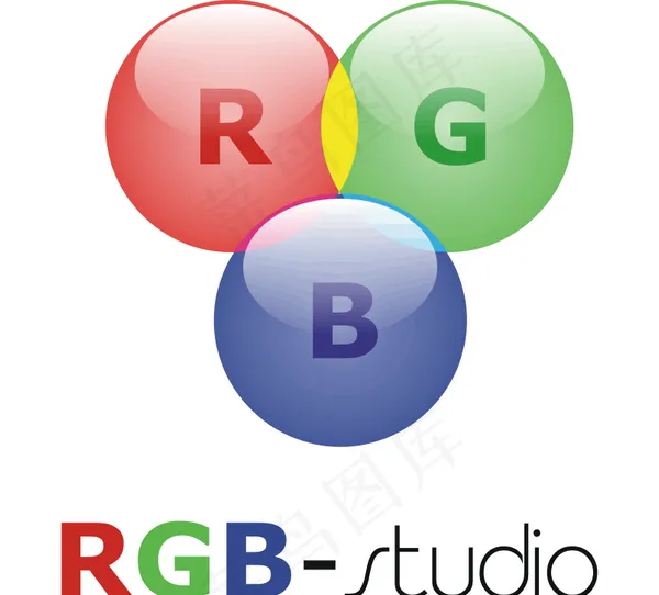 RGB-studio logo设计...cdr矢量模版下载