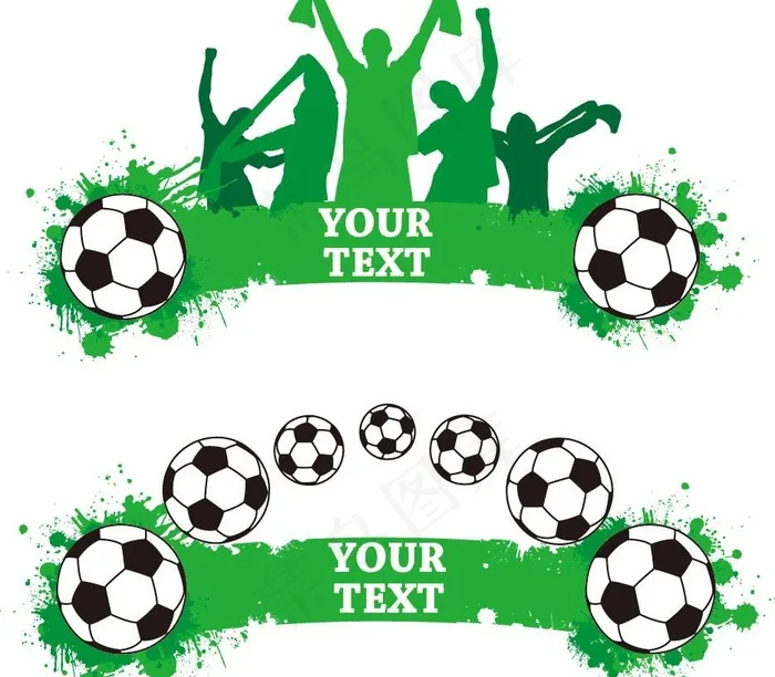 墨迹足球海报传单背景图片eps,ai矢量模版下载