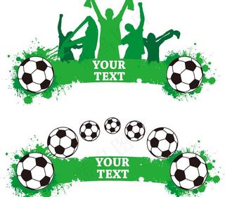 墨迹足球海报传单背景图片