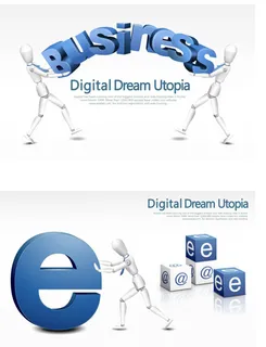 创意商务模板矢量素材-2