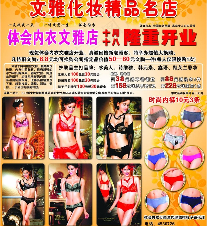 文雅化妆精品图片(2953X3425(DPI:300))psd模版下载