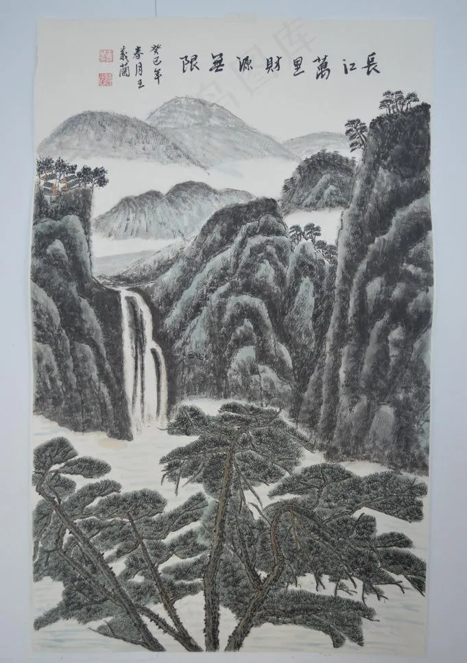 山水风景画图片