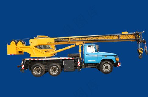 起重机机械吊车抠车扣图片